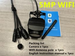 ICsee 4MP 5MP 8MP 4K Mini Waterproof 940nm IR WiFi IP Camera POE Security Video Surveillance Audio Wireless RTSP TF Card Xmeye