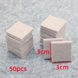 Felt Chair Leg Pads 5mm Thick Floor Scratch Protector Mat Mute Non-slip Self Adhesive Foot Pad for Furniture Accessories