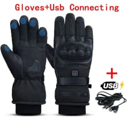 Heated Gloves Hand Warmer Electric Thermal Gloves Waterproof Snowboard Cycling Motorcycle Bicycle Ski Outdoor Winter Gloves