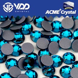 VDD Multi-color ACME+Series Top Quality Glass Hot-Fix Rhinestones Crystal AB Flatback Glitter Strass Stones For Fabric Garment