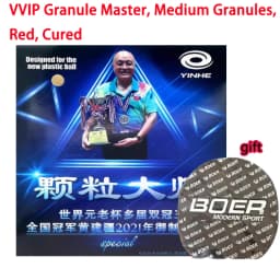 YINHE Cured Long Pips Table Tennis Rubber OX Huang Jianjiang VVIP Medium Pips Ping Pong Rubber ITTF Approved for Competition