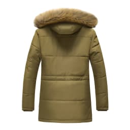 Men Winter Coat New Windproof Fleece Warm Thick Jacket Parkas Oversize Men Fashion Hooded Fur Collar Jacket Classic Casual Parka