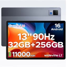 DOOGEE U13 2 IN 1 Tablet PC Android 16 13'' Display 32GB(6GB+36GB) 256GB 11000mAh Battery Quad Speakers UNISOC T7280 Widevine L1