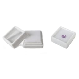 Wholesale Gemstone Storage Display Box Loose Diamond Jewelry Organizer Case Pendant Holder Acrylic Glass Top Gem Jars 100Pcs/Lot