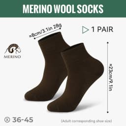 WRELS 1/2/3pairs Merino Wool Socks Hiking Socks Warm Cushion Socks Moisture Wicking Socks Thermal Breathable Soft Sports Socks