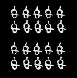 10-20Pcs Camping Awning Hook Clips Caravan Camper String Light Rope Clamp Tent Hooks Multi-use RV Traveling Tent Clip Hanger