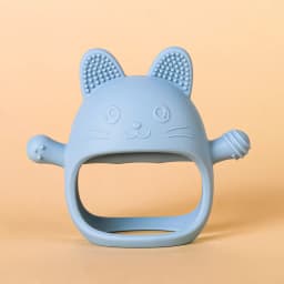 Baby Teether Chick Gloves Teether Silicone Anti-eating Hand Molar Stick Massage Gums Baby Anti-biting Teether Baby Accessories