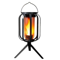 Solar Flickering Flame Lights Hanging Solar Powered Lantern Patio Porch Garden Decoration Camping Light Outdoor Table Decor