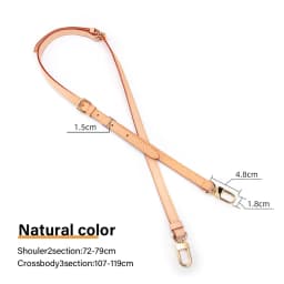 CRAZYSMITH Bag Strap For LV Speedy Shoulder Straps Genuine Leather Long Replacement Adjustable Crossbody Belts Bag Accessories