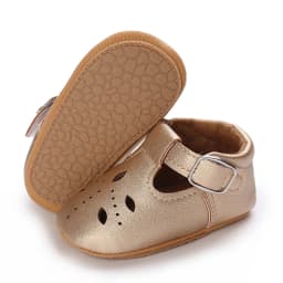 Comfortable Infant First Walkers Casual Crib Shoes Soft Rubber Sole Daily Wear For Newborn Boys Girls 0-18M