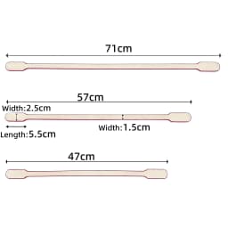 New 1 Pair Hand Sewn Stitched Genuine Leather Bag Straps Handles Replacements Cowhide Hand-Stitched Handmade Underarm Strap