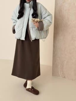 Fashionable Patchwork Design Warm Cotton Jacket Women's Winter New Small Size Burgundy Cotton Coat Student Outerwear Cotton C...