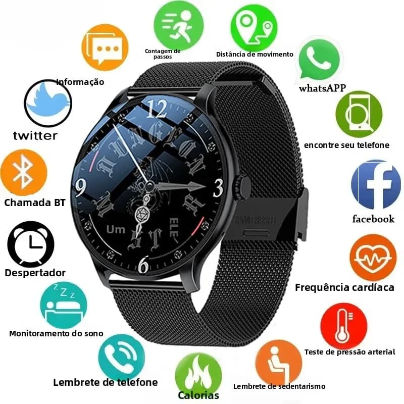 Electronics Wrist Men Smartwatch BT Call Fitness Tracker Clock Heart Rate Monitor Sport Smart Watches for Women IOS Andoird 2026