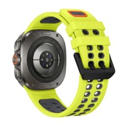 Two-tone Silicone Strap For Samsung Galaxy Watch Ultra 2025 Outdoor Sports Breathable Bracelet Correa for Galaxy Watch Ultra 2