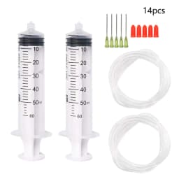 5 Pcs/Set Dispensing Syringe Blunt Needles 5ml Syringes, Needle 14G 15G 18G 20G 21G