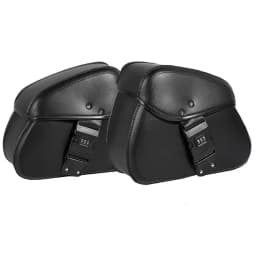 Password Lock Motorcycle Saddlebags Side Tool Storage Saddle Bags Universal for Harley Kawasaki Suzuki Yamaha Cruiser Bobber