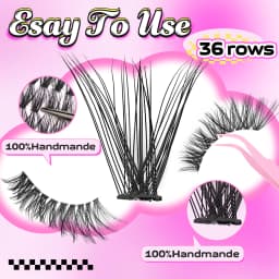 30D 40D Natural Feather-Soft Slim Lash Kit – Effortless Daily Glam for Fresh, Natural Makeup! Ultra-Gentle & Delicate