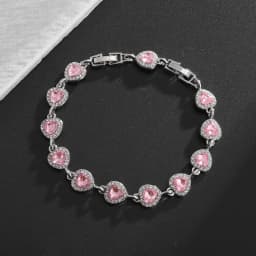 Water Drop Silver Color Bracelet Women\'s Extended 8 Color Zircon Gift Fashion Bracelet
