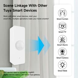 Tuya WiFi Zigbee PIR Motion Sensor Smart Home Human Body Infrared Detector Security Smart Life Works With Alexa Google Home