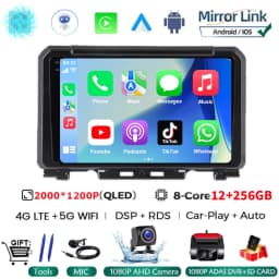 9 Inch Android 16 For Suzuki Jimny JB64 JB74 2018 - 2020 Multimedia Video Player Car Radio Stereo GPS Navigation Carplay