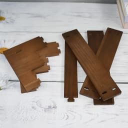 Retro Ladder Frame Solid Wood Bracelet Shelf Figure Buddha Display Ornament Headgear Storage Bracelet Display Stand