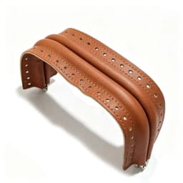 1PC Leather Covered Purse Frame Aluminum Bag Clasp Frame DIY Handbag Making Sewing Craft Replacement Handle Hardware Accessory