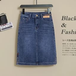 Women's Denim Skirts Spring Summer High-waisted Jeans Skirts Streetwear Female Sexy Sheath Skirts Fashion Split Retro Skirts