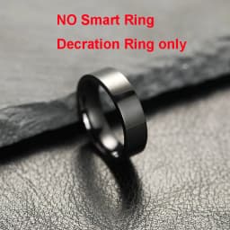 Call ID Reminder Smart Ring Display Screen Touch,Tasbih Counter,Health Manager,5ATM Waterproof Multiple Sport Mode MenWomen HT30