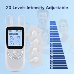 Rechargable EMS Tens Muscle Stimulator 36 Modes 20 Intensities Levels Full Body Massager ack Waist Knee Muscle Relaxation Device