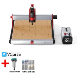 Twotrees TTC450 Ultra High Precision CNC Router 3-Axis/4-Axis Milling Cutting Machine 500W Spindle Carving Metal CNC Engraver