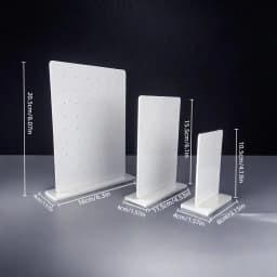 Acrylic 16/36/48 Holes Vertical Earring Ear Studs Holder Jewellery Display Rack Earrings Display Stand Jewelry Organizer Case