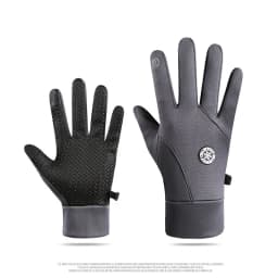 Winter Warm Gloves for Men Autumn Cycling Gloves Motorcycle Outdoor Sports Touch Screen Fleece Water-Repellent Non-slip Gloves