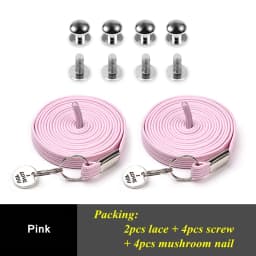 1Pair One Hand Shoelace No Tie Shoelces For Chidren and Adults Quick For Kids and Adult Sneakers Shoelace Quick Lazy Laces