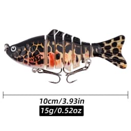 1 PCS Wobblers Fishing Lures Artificial Multi Jointed Sections Artificial Hard Bait Trolling Pike Carp Fishing Tools
