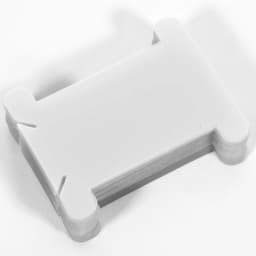 25pcs PVC Plastic Bobbins Spool Threading Cord Card for DIY Jewelry Cord Bulk Chain Winding Board Storage Tool Display Packaging
