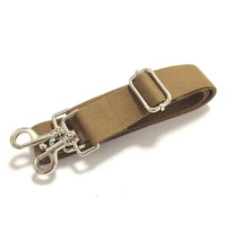 38cm Wide Polyester Cotton Bookbag Strap Military Green Canvas Single Shoulder Slant Cross Strap Bronze Hardware Accessory