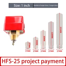 1pc Target Flow Meter Stainless Steel Seal Red Flow Sensor Controller Water Flow Switch Tool