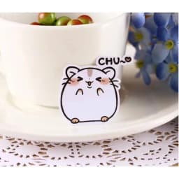 39pcs Creative Kawaii Self-made Small Hamster Stickers Beautiful Stickers /decorative Sticker /DIY Craft Photo Albums