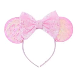 Anime Mouse Ears Headhand Cosplay Kawaii Cartoon Elastic Hair Accessories Party Sequin Bows Hairband Toys Children Adults Gift
