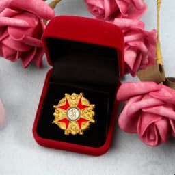 Coin Box Medals Storage Case Military Coin Display Box Jewelry Case Gift Box for Gem Medals 2.04x2.2x1.25in