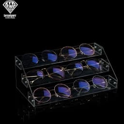 Acrylic 3/4/5/6/7 layers SunGlasses Eyeglasses Display Stands Glasses Shelf Holder Frame Sunglasses Shelf Organizer Storage Rack