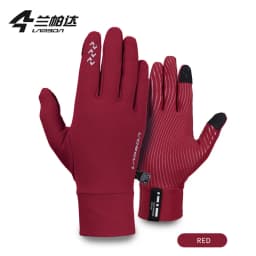 LAMEDA Winter Cycling Gloves 5-15℃ Touchscreen Riding Thermal Road Mountain Bike Full Finger Gloves Cycling Accessories for Men