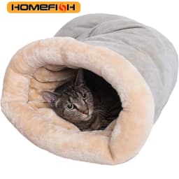 Autumn and Winter Cat Sleeping Bag Semi-enclosed Cat Nest Warm Small and Medium-sized Pet Nest Can Be Disassembled and Washed
