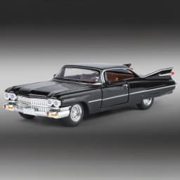 1:32 Cadillac Eldorado Biarritz Classic Retro Car Alloy Metal Diecast Model Car With Sound And Light Pull Back Collection Hobby