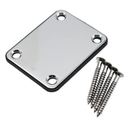 1Set Electric Guitar Neck Plate with Screws for ST TL Guitar Jazz Bass Replacement Guitar Accessories 7 Coloer
