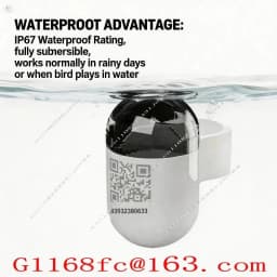 Pigeon GPS Device with Speed Analysis Waterproof Real-time Positioning Ring, Used for Competitions and Training