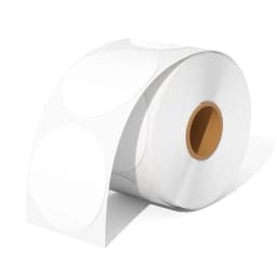 500Pcs/lot 50mm Circle Thermal Sticker Label Self-Adhesive Round Direct Thermal Label for DIY Logo Design QR Code Name Tag