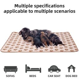Pet Dog Diaper Mat Waterproof Reusable Training Pad Urine Absorbent Environment Protect Diaper Mat Washable Dog Car Seat Mat