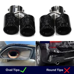 For BMW M240i M340i M440i G20 G21 G22 G42 Exhaust Pipe Upgrade Quad Muffler Tailpipe Tip Nozzle Exhaust Head