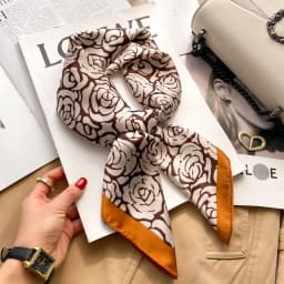 Luxury Horse Silk Shawl Square Scarf For Women Print Hijab Summer Wraps Neckerchief Female 70*70cm Handkerchief Bandana Girl